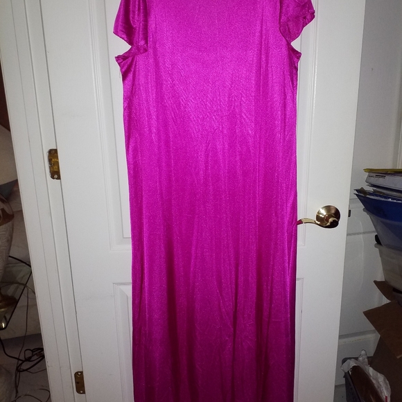 NEW VTG VANITY FAIR SHOCKING PINK IOO% NYLON  MEDI - Picture 2 of 6